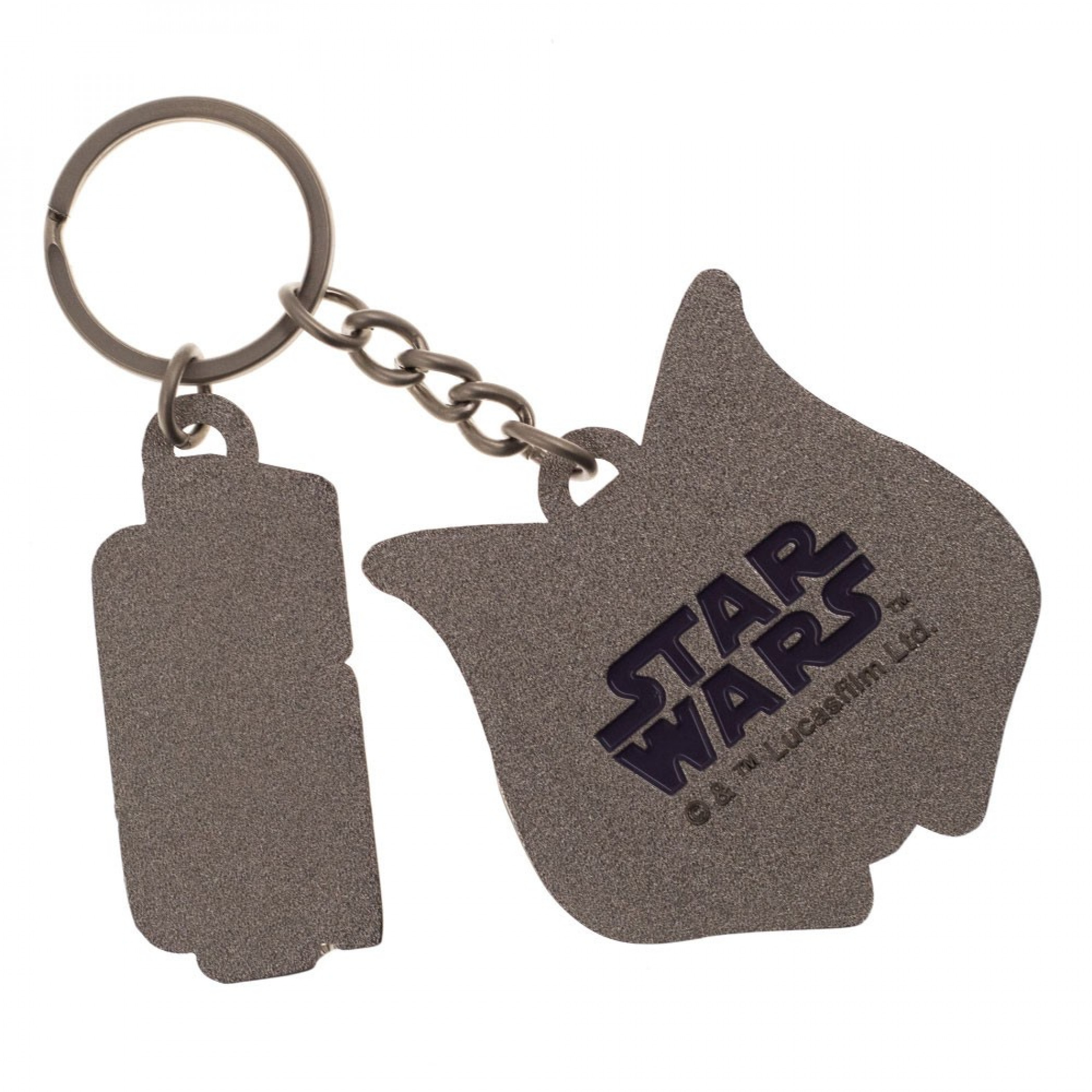 Star Wars Ahsoka Tano Keychain with Metal Charm